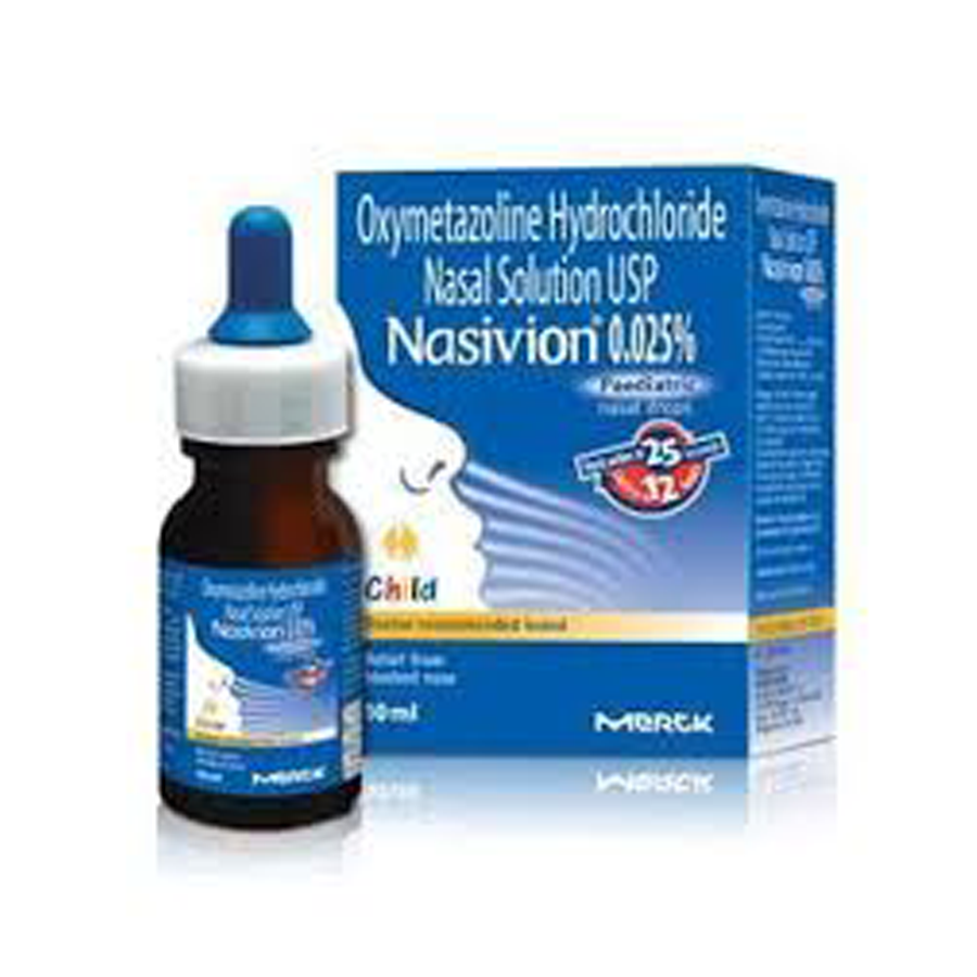 NASIVION 0.05%NASAL DROPS 10 ML